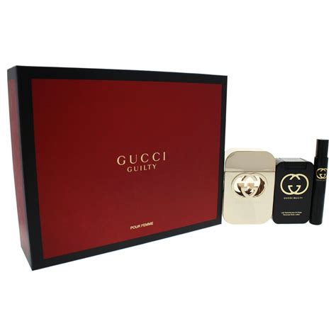 gucci guilty gift set for her|Gucci Guilty for women price.